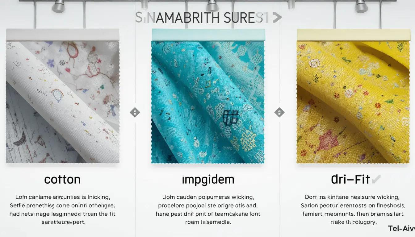 בחירת הבד הנכון - דריי פיט למקצועיות, כותנה לנוחות