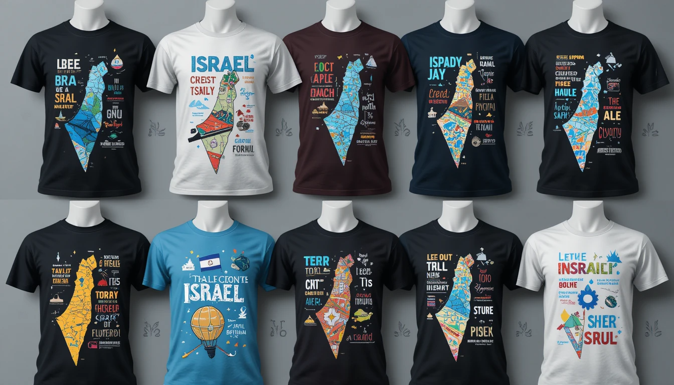 דוגמאות עיצובים יצירתיים לחולצות מדריכי טיולים