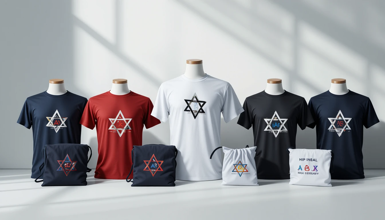 הדפסה מקצועית של לוגו חברה על חולצות למשרד