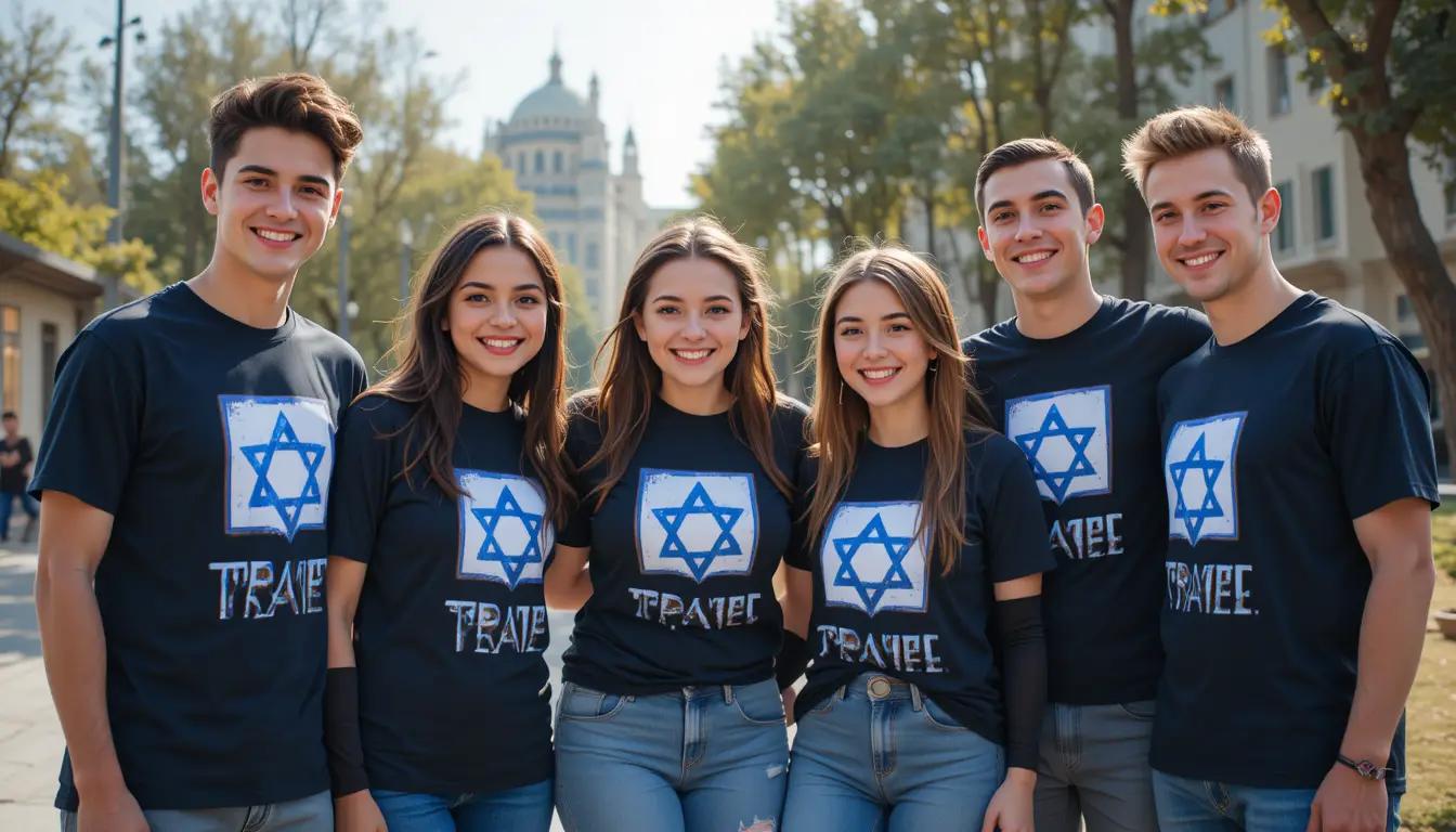 הכוח של הזהות הקבוצתית - בני נוער גאים בחולצות המותאמות שלהם