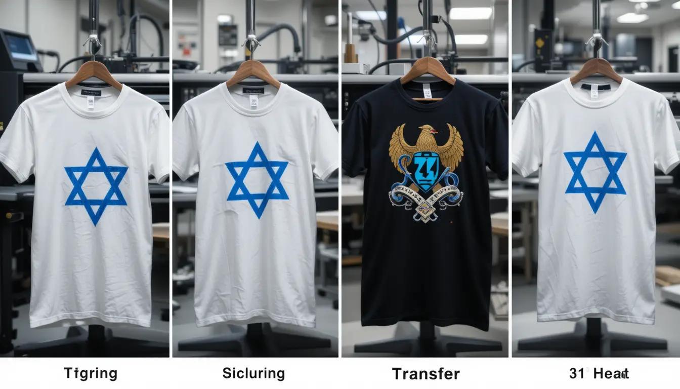 השוואה בין שיטות הדפסה שונות - איכות וטקסטורה