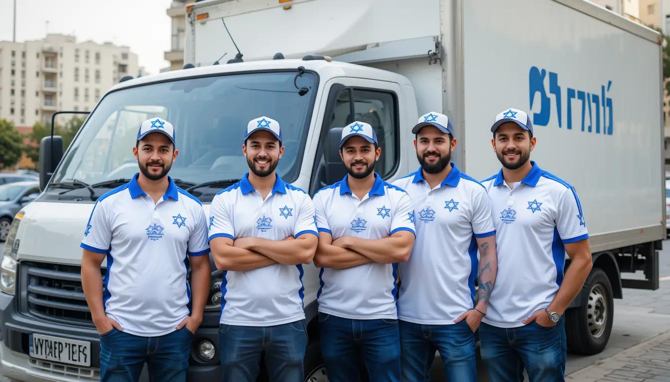 צוות עובדים מקצועי בחולצות אחידות - כוח המיתוג הנכון