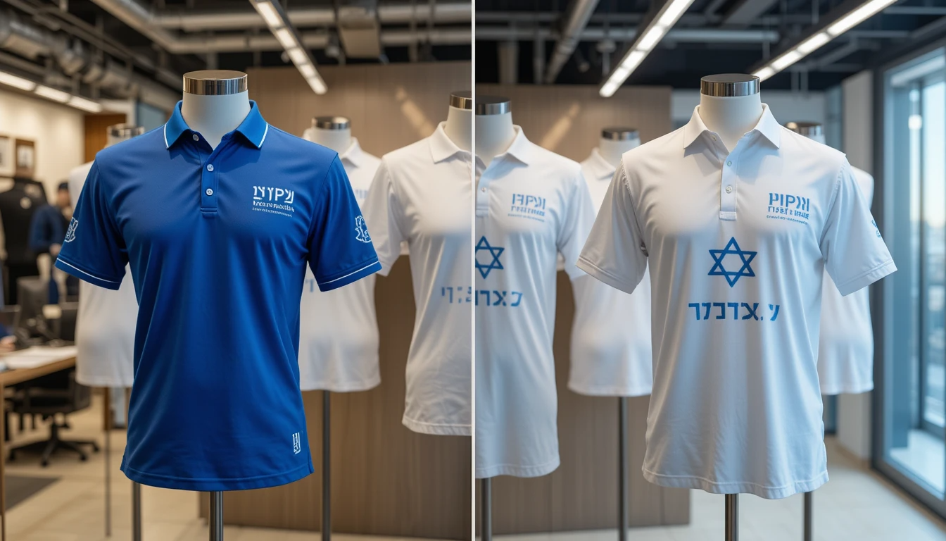 השוואה בין סוגי חולצות שונים