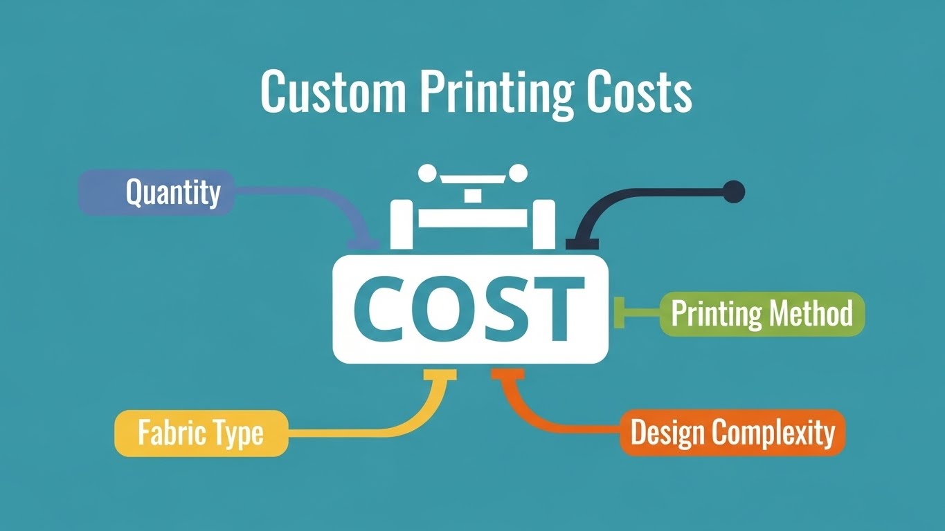 אינפוגרפיקה של גורמים המשפיעים על עלות ההדפסה