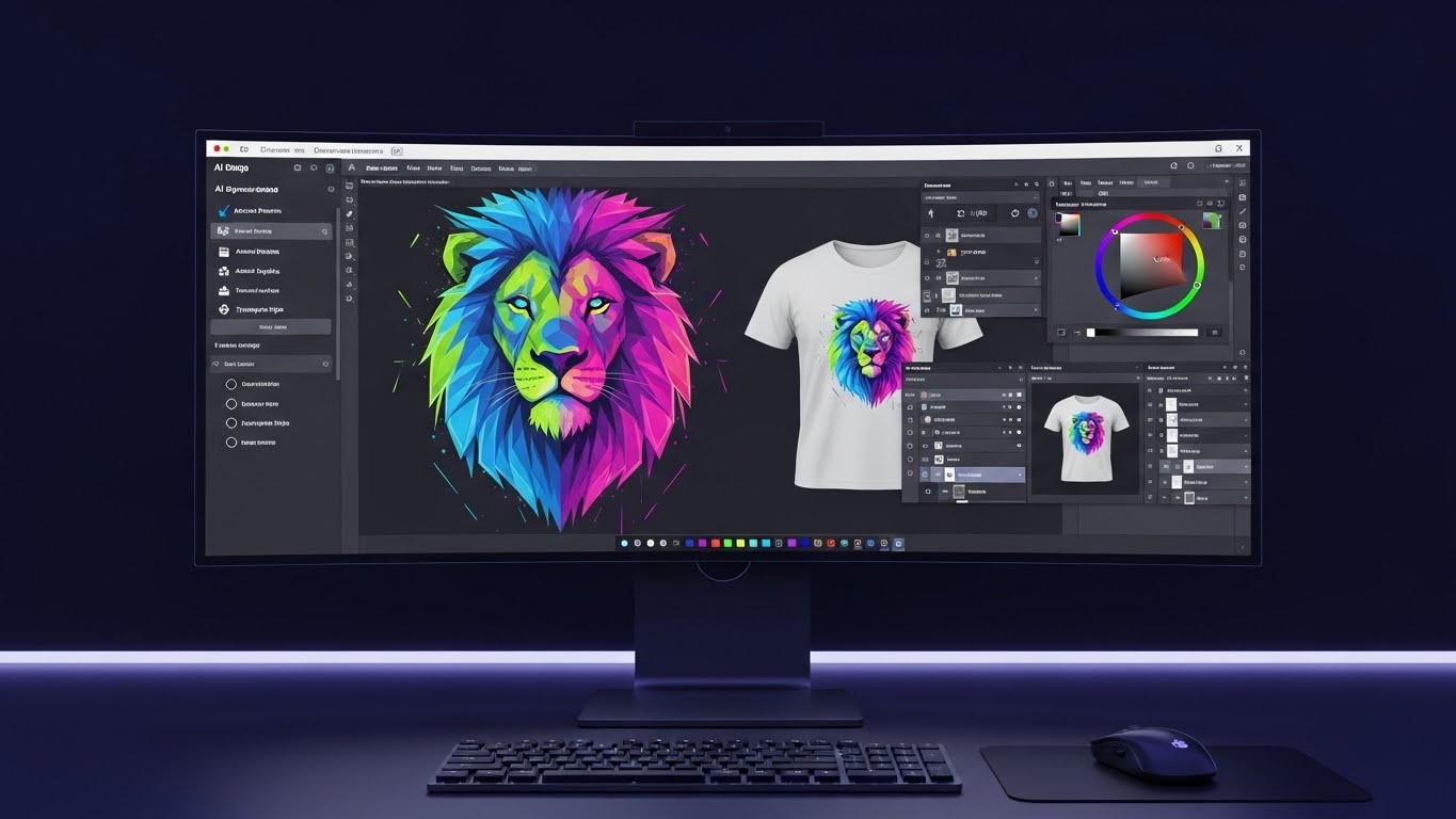 בינה מלאכותית משנה את תהליך העיצוב בהדפסה על בגדים