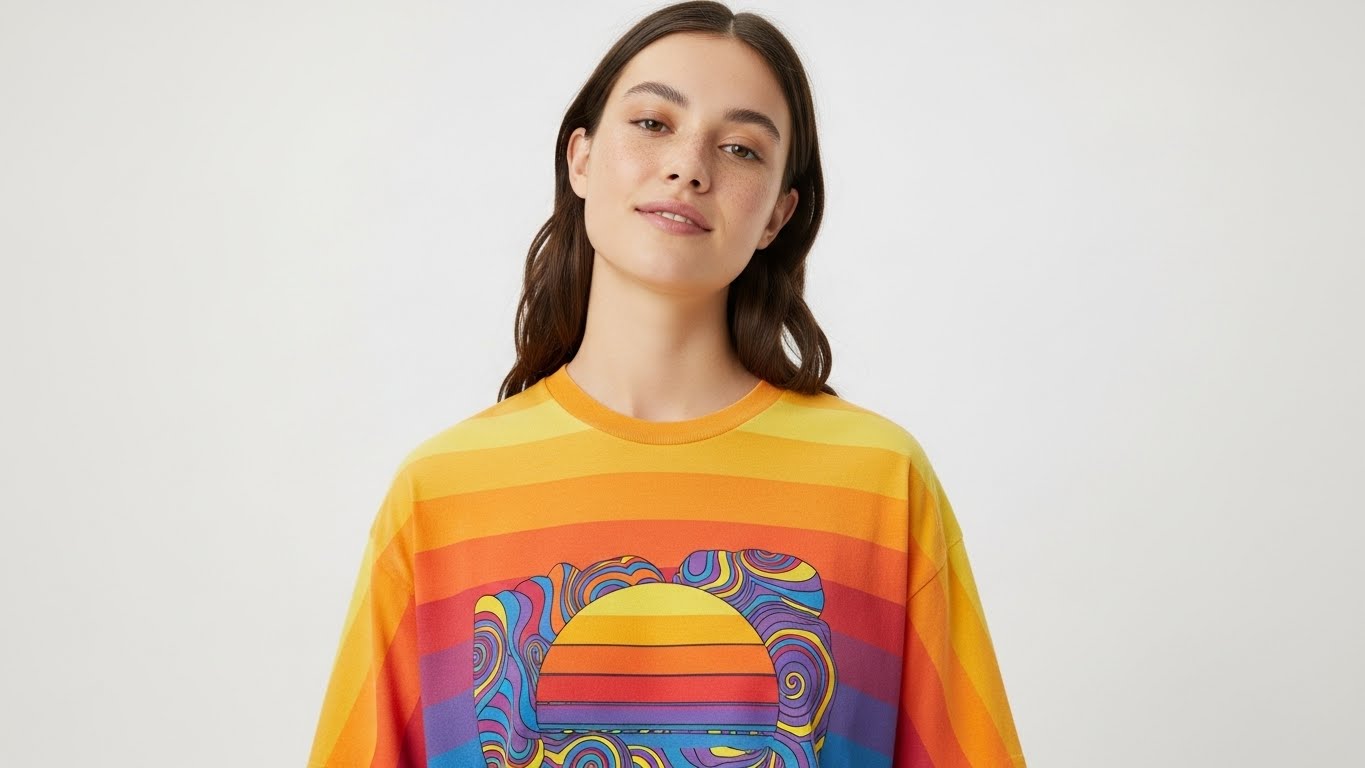 הדפסים רטרו עם מעברי צבע - מגמה שכובשת את