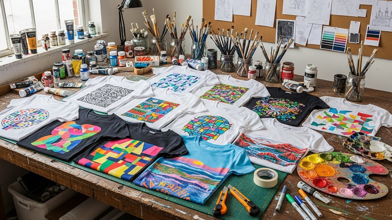 חולצות מעוצבות במיוחד לסדנת יצירה – מוסיפות ערך וייחודיות לכל אירוע