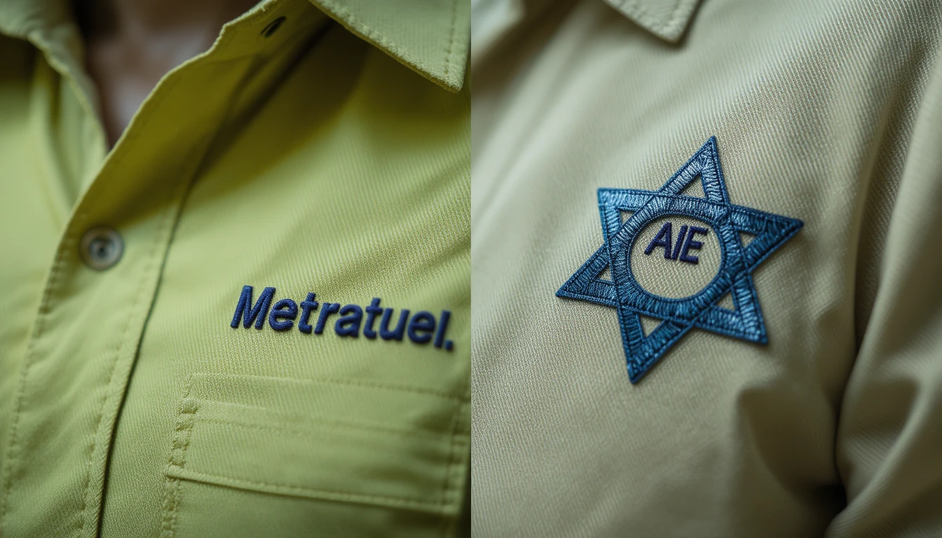 כיתוב בעברית הבדלים בטכניקות - הדפסה דיגיטלית מול רקמה