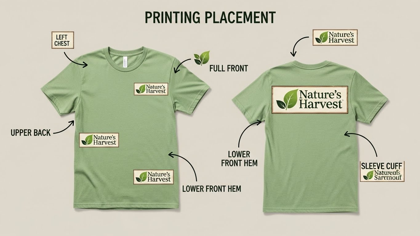 מיקום ההדפסה משפיע על הנראות והמקצועיות