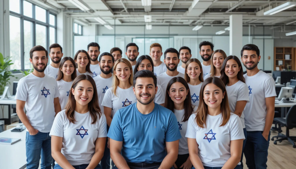 חולצות למרכזי חדשנות: המדריך המלא למיתוג מקצועי וזהות ארגונית בולטת