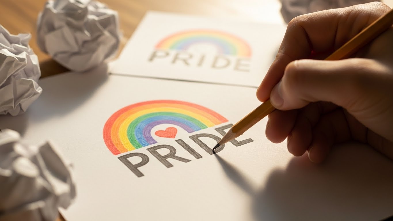 מרעיון לבגד מוגמר – תהליך יצירת חולצת גאווה מותאמת אישית