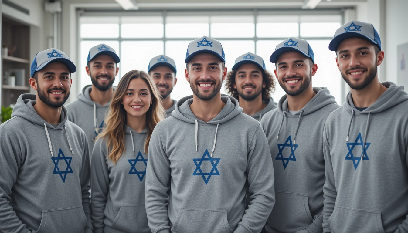 עובדים מרוצים עם חולצות ממותגות מחזקים את תרבות החברה