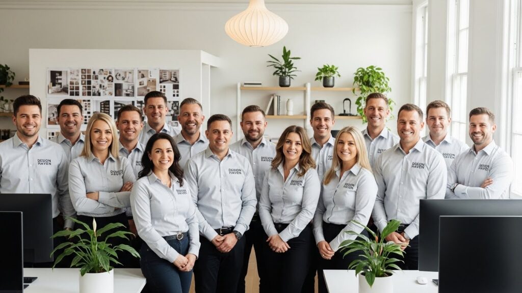 חולצות לחברות עיצוב פנים: המדריך המלא למיתוג מקצועי ואלגנטי