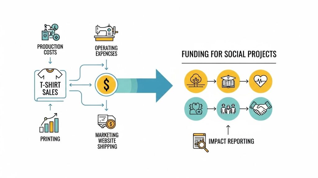 עיצוב חולצות למיזמים חברתיים: המדריך המלא ליצירת מוצר משמעותי