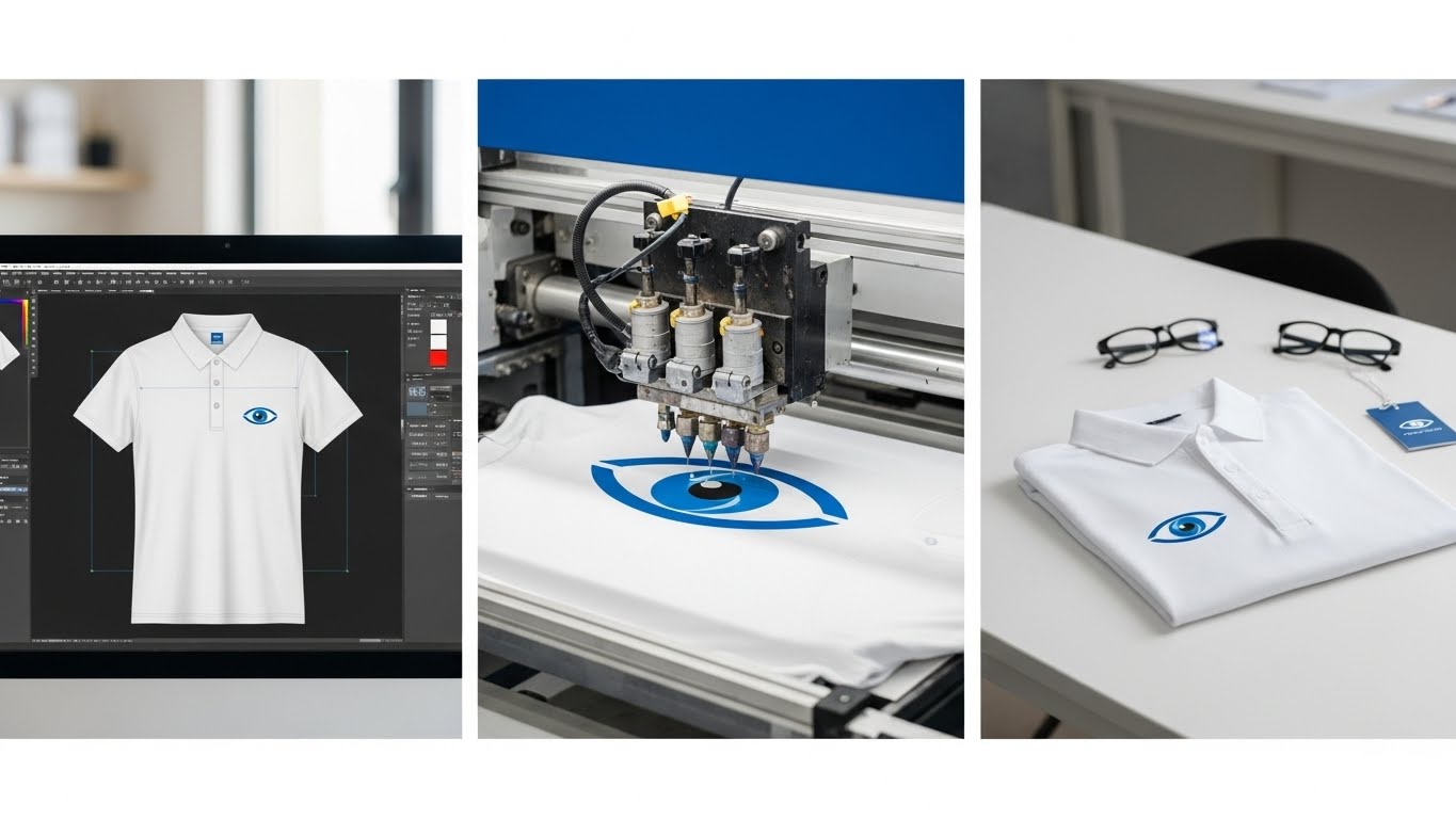 תהליך ייצור החולצות – מעיצוב דיגיטלי ועד המוצר המוגמר