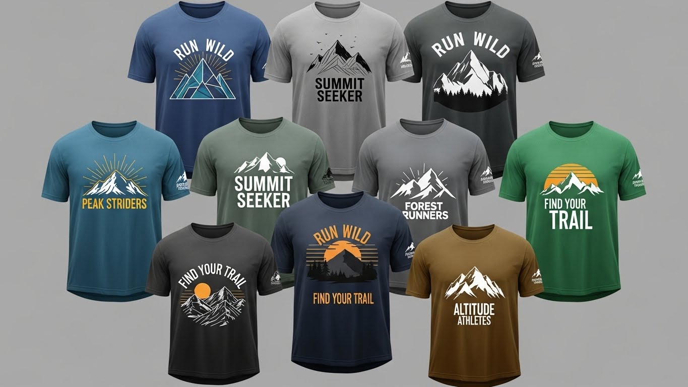 דוגמאות עיצוב מוצלחות לחולצות ריצת שטח