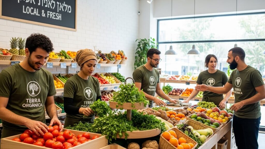 הדפסת חולצות לחנויות מזון אורגני – המדריך המלא לבגדי צוות מקצועיים ואיכותיים