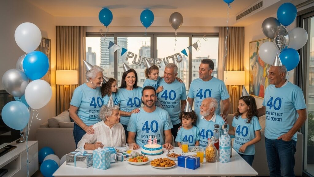 הדפסת חולצות ליום הולדת עגולים - המדריך המלא להפיכת החגיגה לבלתי נשכחת