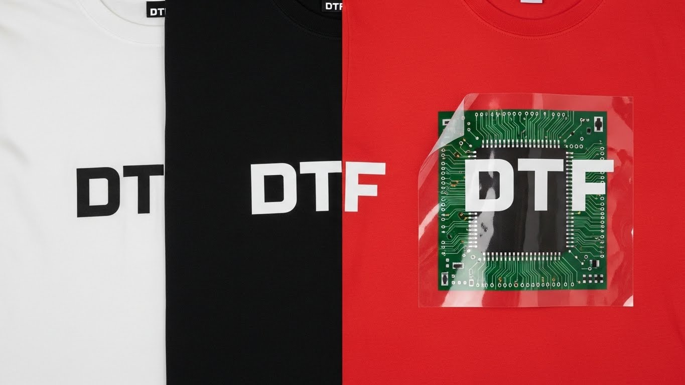 השוואה בין טכנולוגיות הדפסה שונות על חולצות