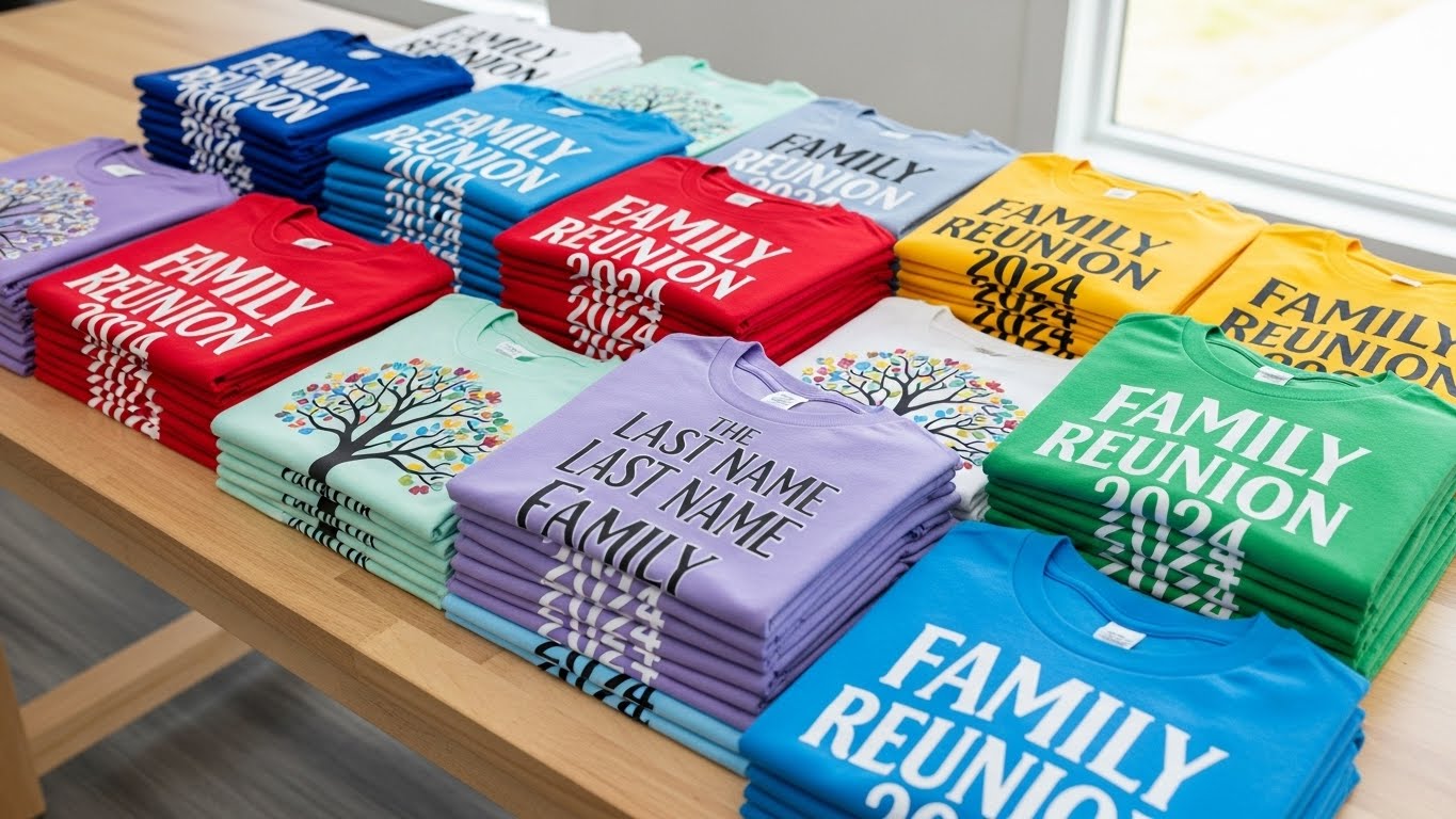 חולצות מקופלות ומוכנות לחלוקה