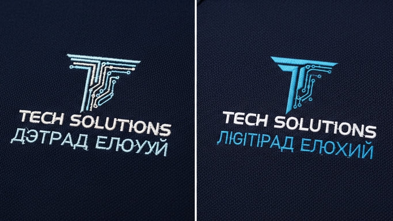 טכניקות הדפסה מתקדמות על חולצות לשירות לקוחות - רקמה ודיגיטל