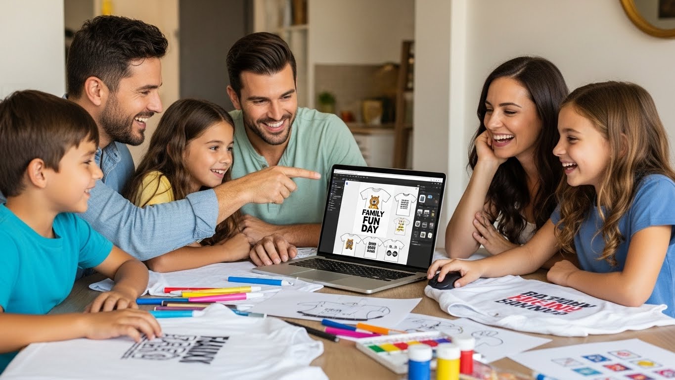 משפחה בתהליך העיצוב ביחד