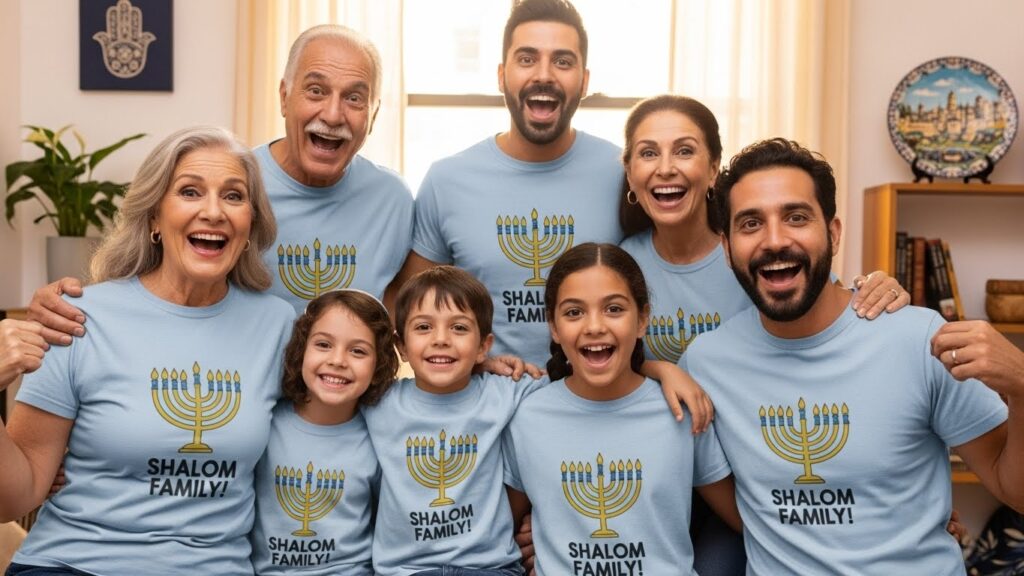 הדפסת חולצות ליום המשפחה בישראל – המדריך המלא ליצירת זיכרון משפחתי בלתי נשכח