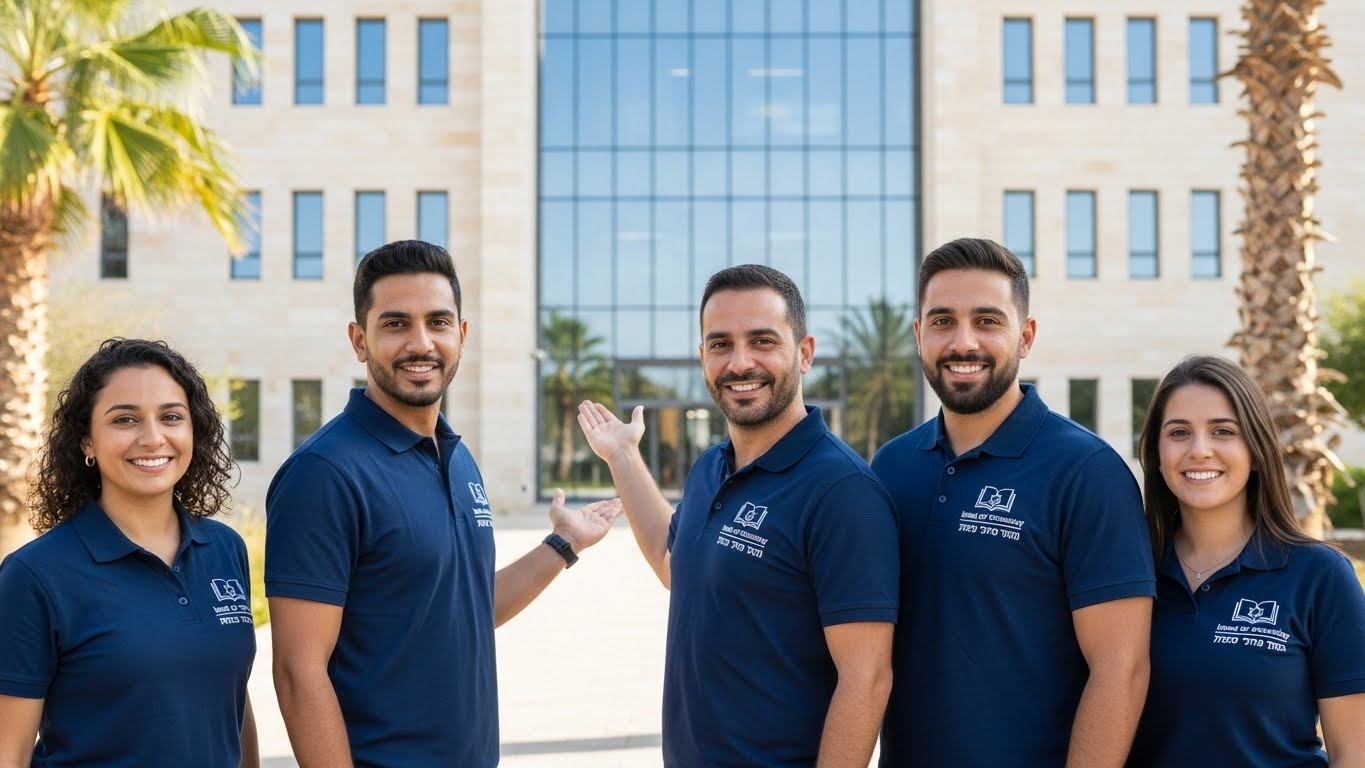סגל הוראה בחולצות פולו מקצועיות