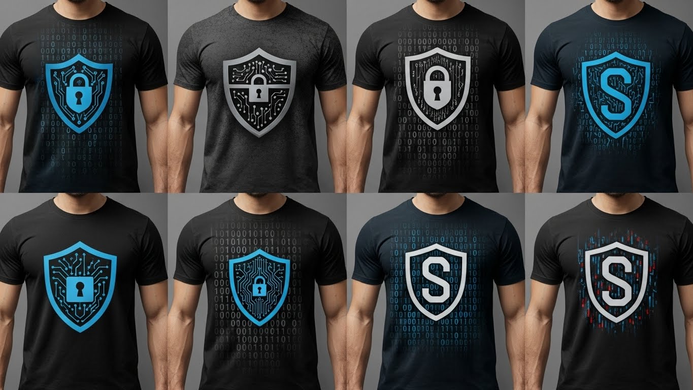 עיצובי חולצות לחברת סייבר