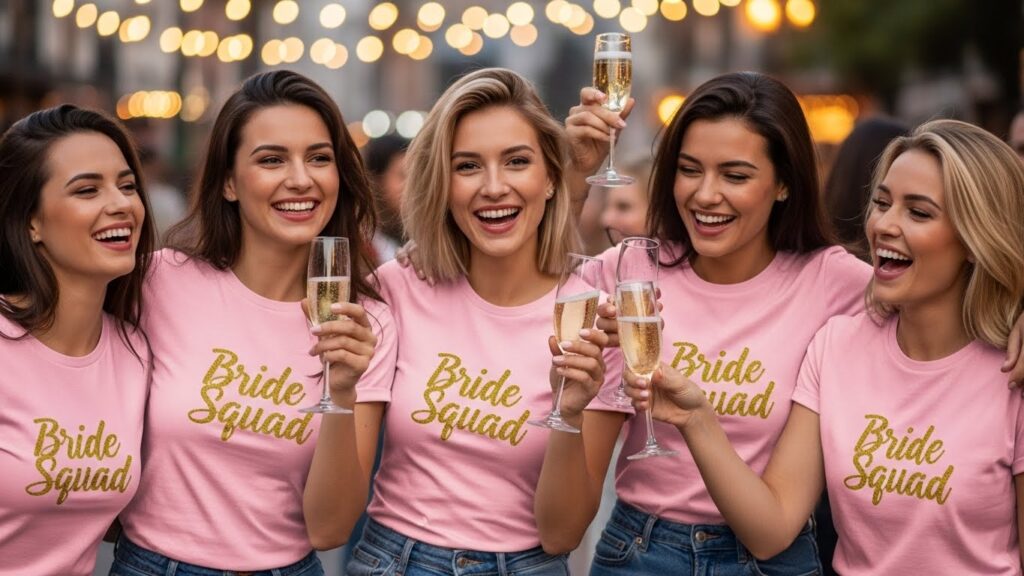 חולצות מודפסות למסיבות רווקים ורווקות: המדריך המלא ליצירת חוויה בלתי נשכחת