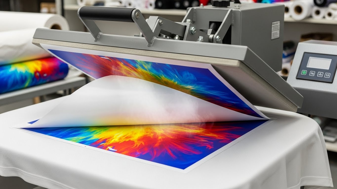 תהליך הדפסת סובלימציה על חולצה טכנית