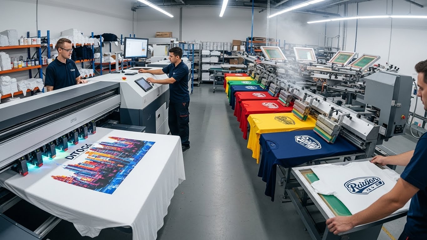 תהליך ההדפסה במפעל - מכונות הדפסה מודרניות