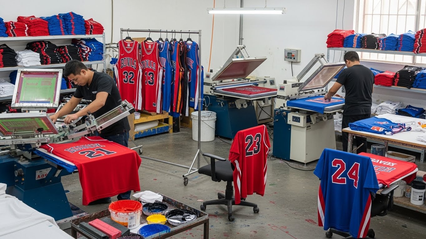 תהליך הכנת החולצות בסדנה