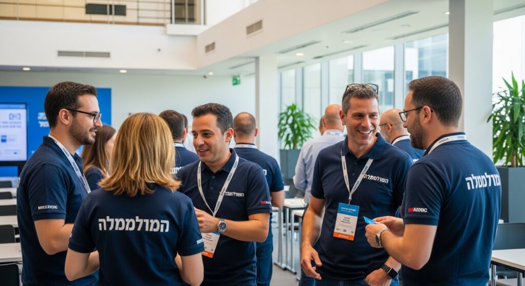הדפסת חולצות לאירועי נטוורקינג עסקי – המדריך המלא לרושם ראשוני מנצח