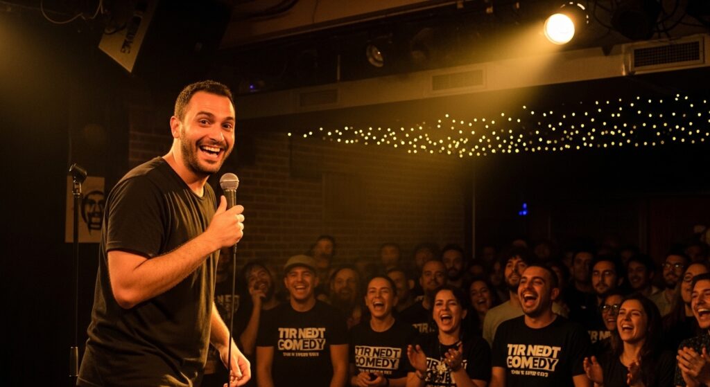 הדפסת חולצות לאירועי סטנד אפ – המדריך המלא לקומיקאים ומארגנים