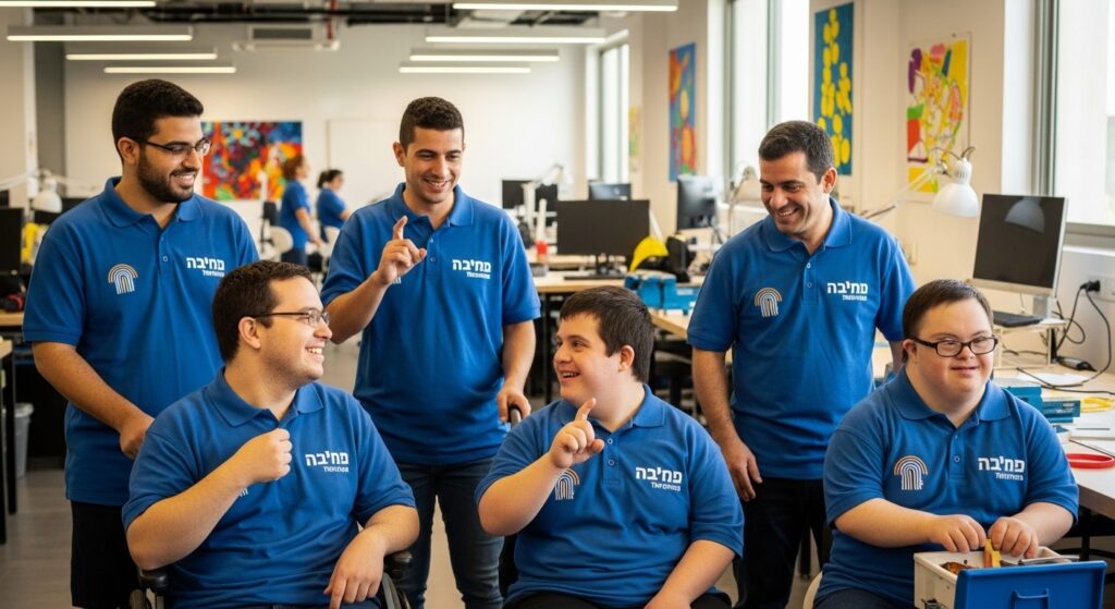 חולצות למרכזי תעסוקה נתמכת – מדריך מלא לבחירה, עיצוב והזמנה