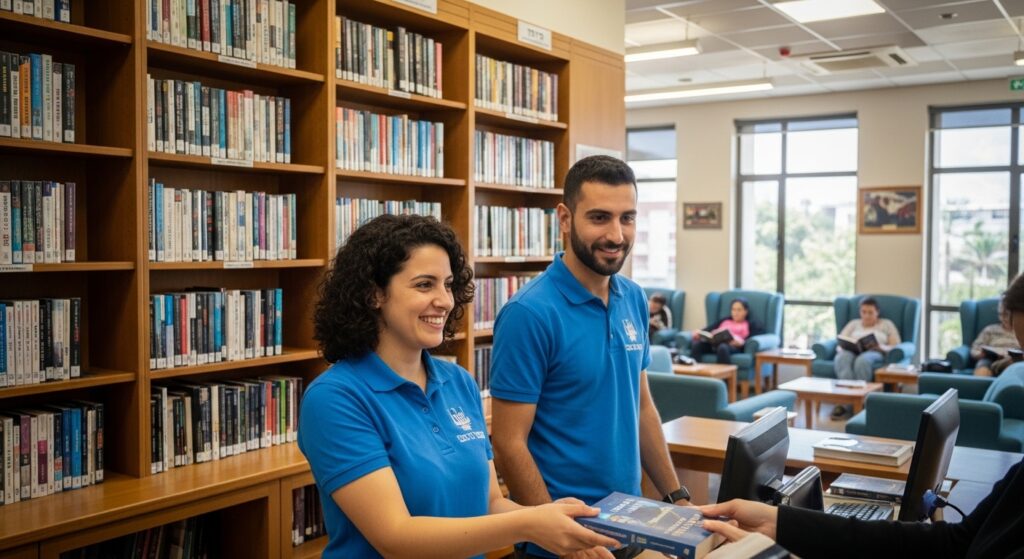 עיצוב חולצות לספריות ציבוריות – המדריך המלא לאחידות מקצועית ומיתוג קהילתי