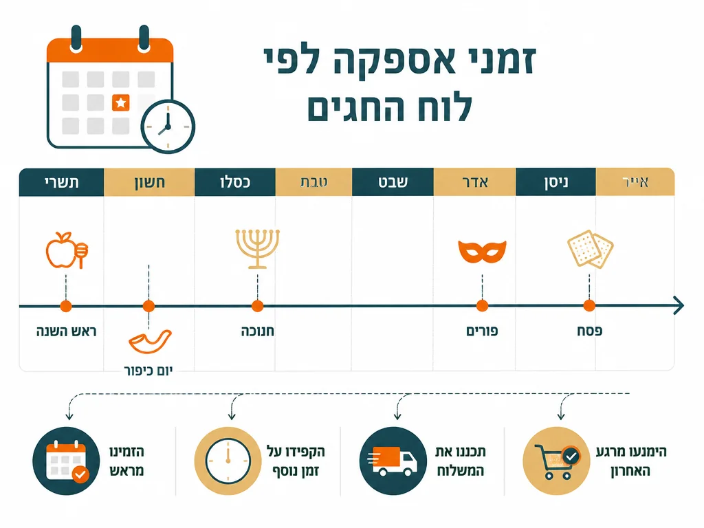 אינפוגרפיקה בעברית המסבירה עונת המרתונים בישראל