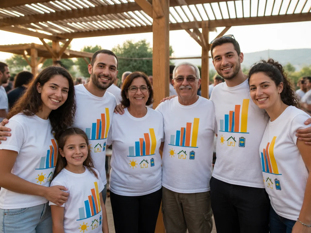 חולצה מודפסת בסדנת הדפסה, ממחיש עונת המרתונים בישראל